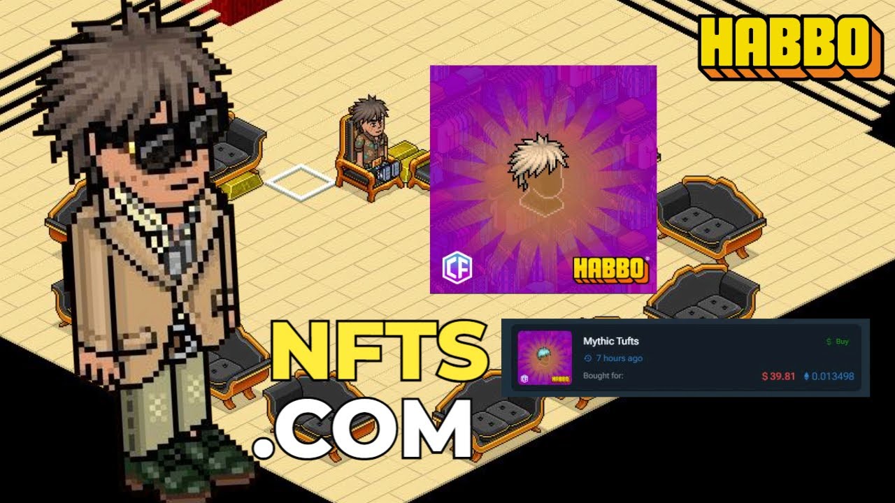 HABLAMOS SOBRE LOS NFTS HABBO Y VISITO A OTRO HOTEL DE HABBO