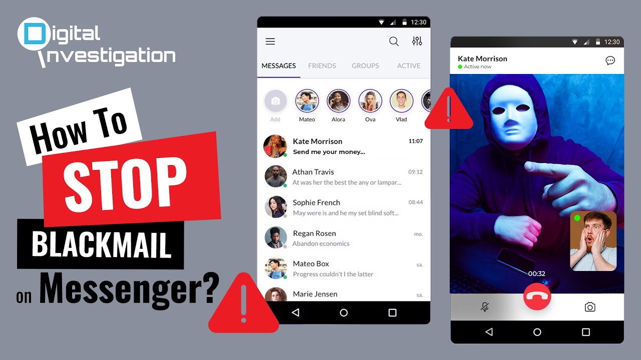 How To Stop Blackmail On Messenger