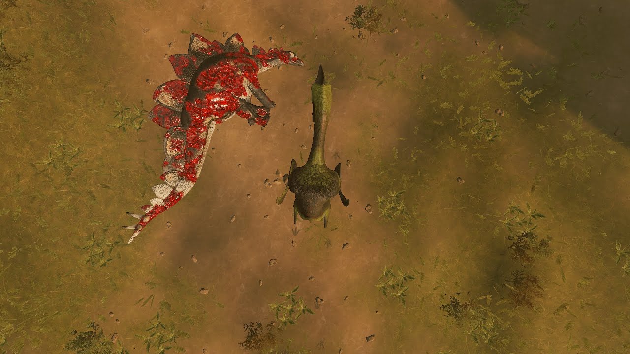 Hatzegopteryx is a Natural Born Stego Hunter | Hatzegopteryx VS. Stegosaurus | Path of Titans