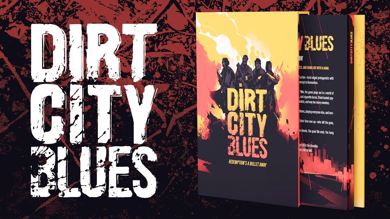 Dirt City Blues - Backerkit Crowdfunding Trailer - A Sin City/Tarantino-inspired TTRPG