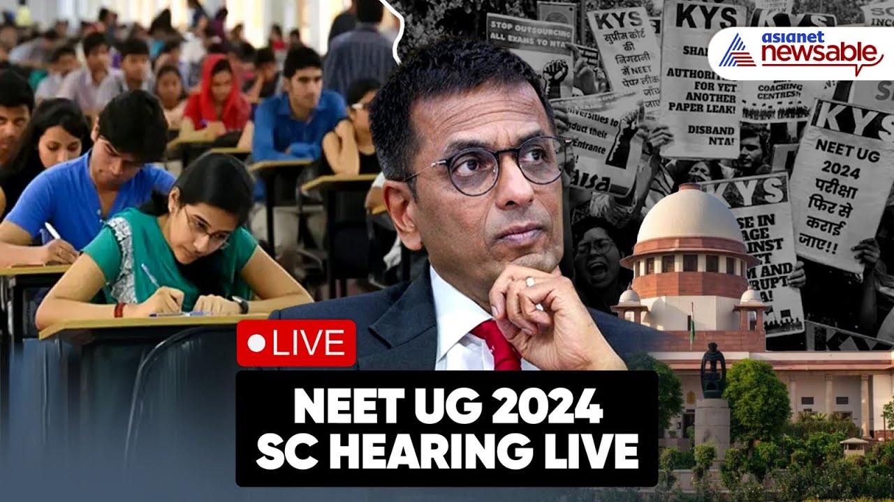 SC Hearing Live: Supreme Court Hears NEET UG 2024 Re-Exam Pleas Amidst Paper Leak Allegations