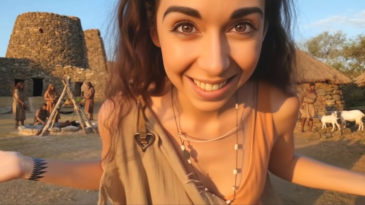 Donne Nuragiche Cabarettiste nei Villaggi Preistorici Sardi – AI Sora2 in Italiano