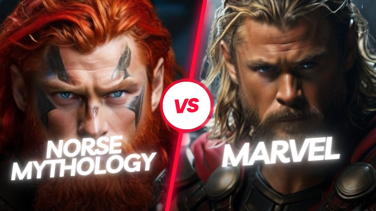 Thor: Marvel vs Norse #mythology #norsemythology #thor #marvel #versus #valhalla #youtube