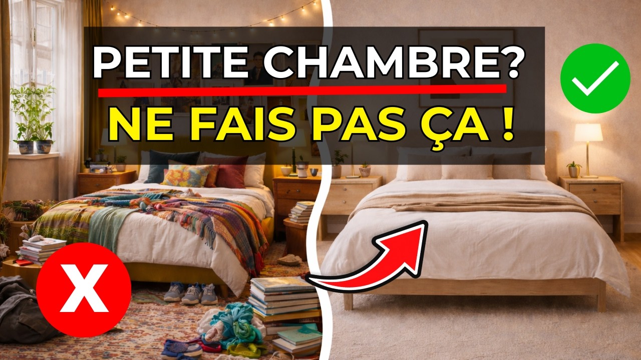 PETITE CHAMBRE : 10 Astuces Puissantes pour l’Agrandir Visuellement (Sans Travaux)