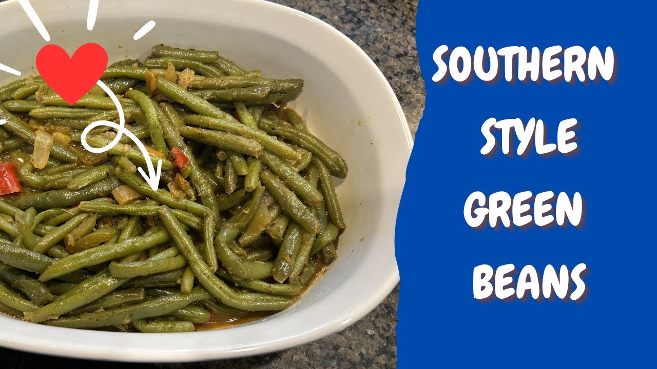 Southern Green Beans with Garlic, Peppers & Onions | Flavorful & Easy Side Dish