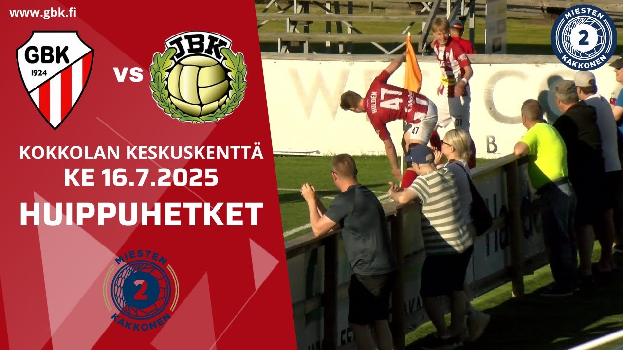 GBK - JBK ke 16.7.2025 | Huippuhetket