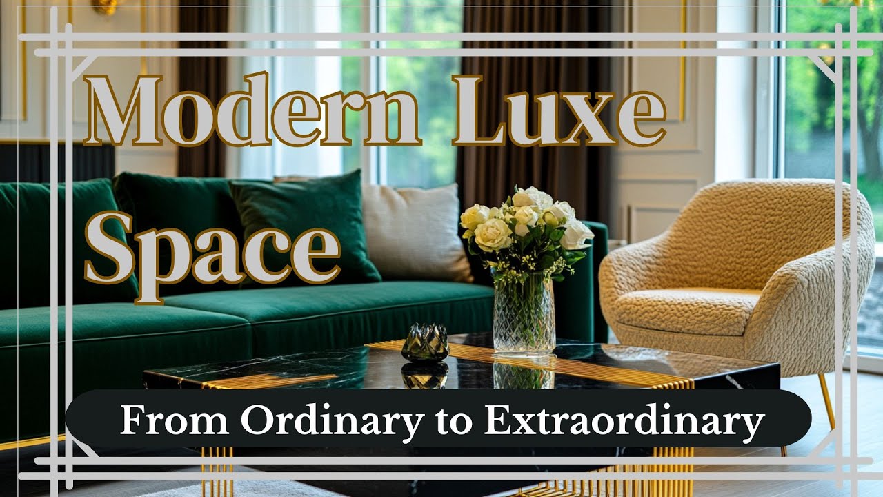 From Ordinary to Extraordinary: How to Style a Modern Luxe Space