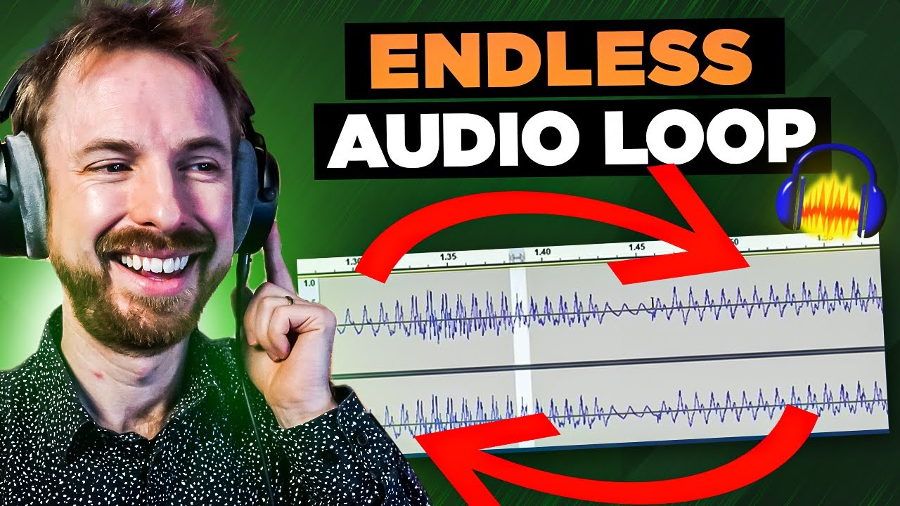 Как зациклить аудио в Audacity