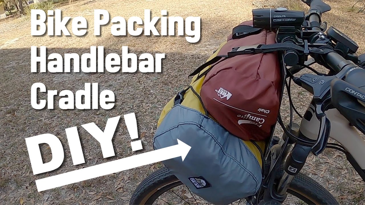 DIY Bikepacking Handlebar Cradle