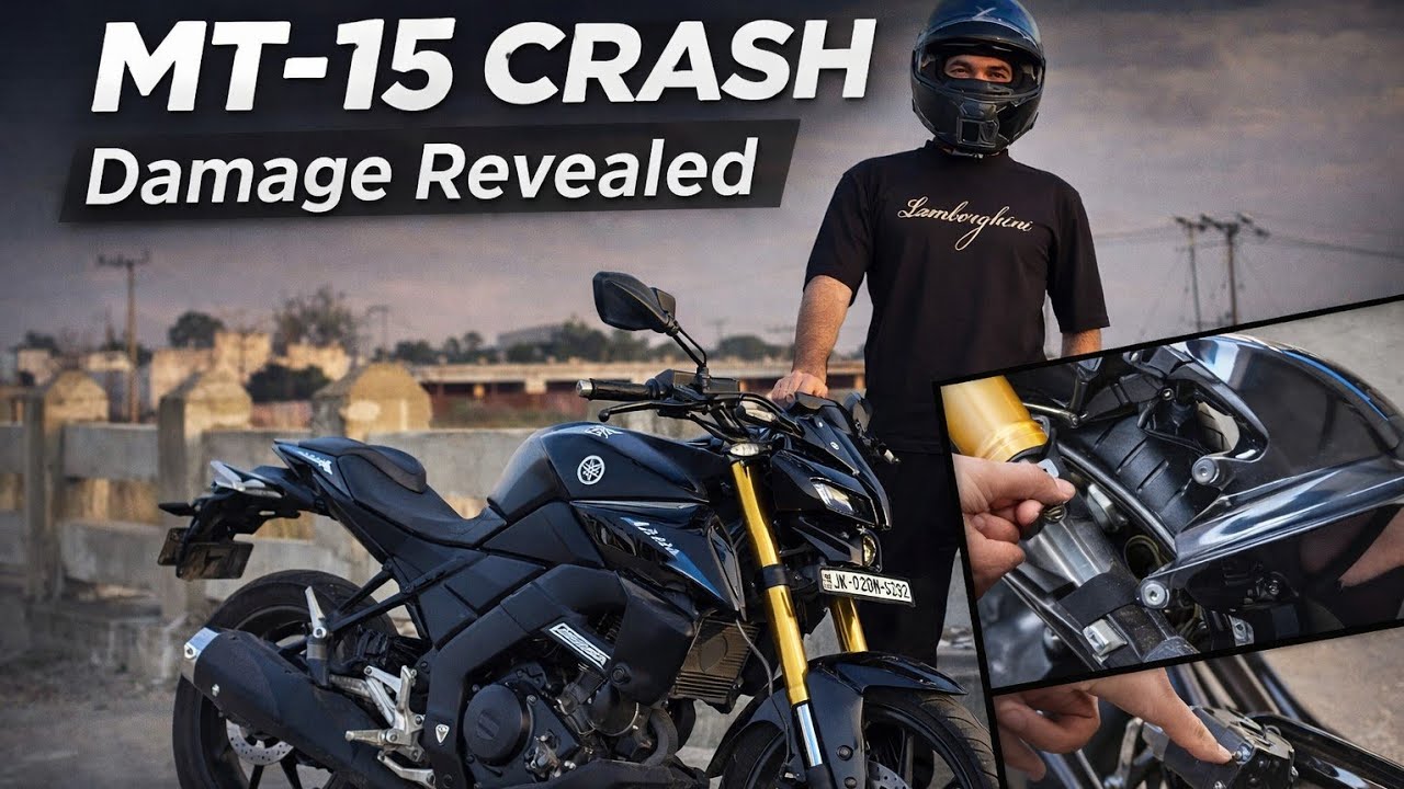 MT-15 Crash Reality 💔 | Bike Damage Revealed | My Last Hyper Ride | JK RIDER SATISH