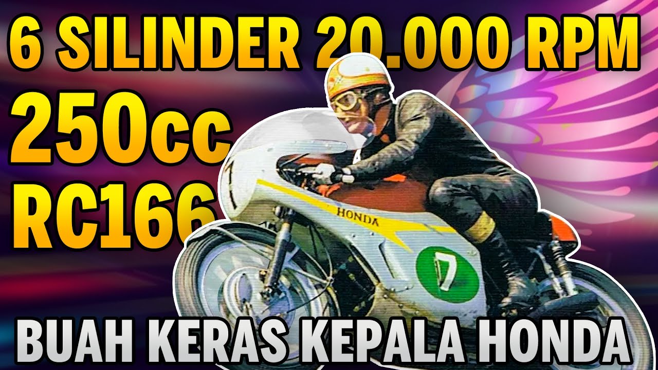 MOTOR 250cc BERMESIN 6 SILINDER! | Honda RC166 | Crazy 60's