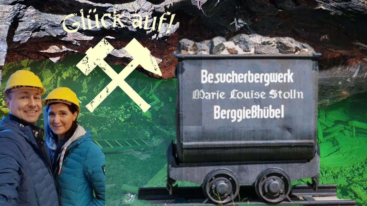 Marie Louise Stolln in Berggießhübel. Besucherberkwerk in der Nähe von Dresden.