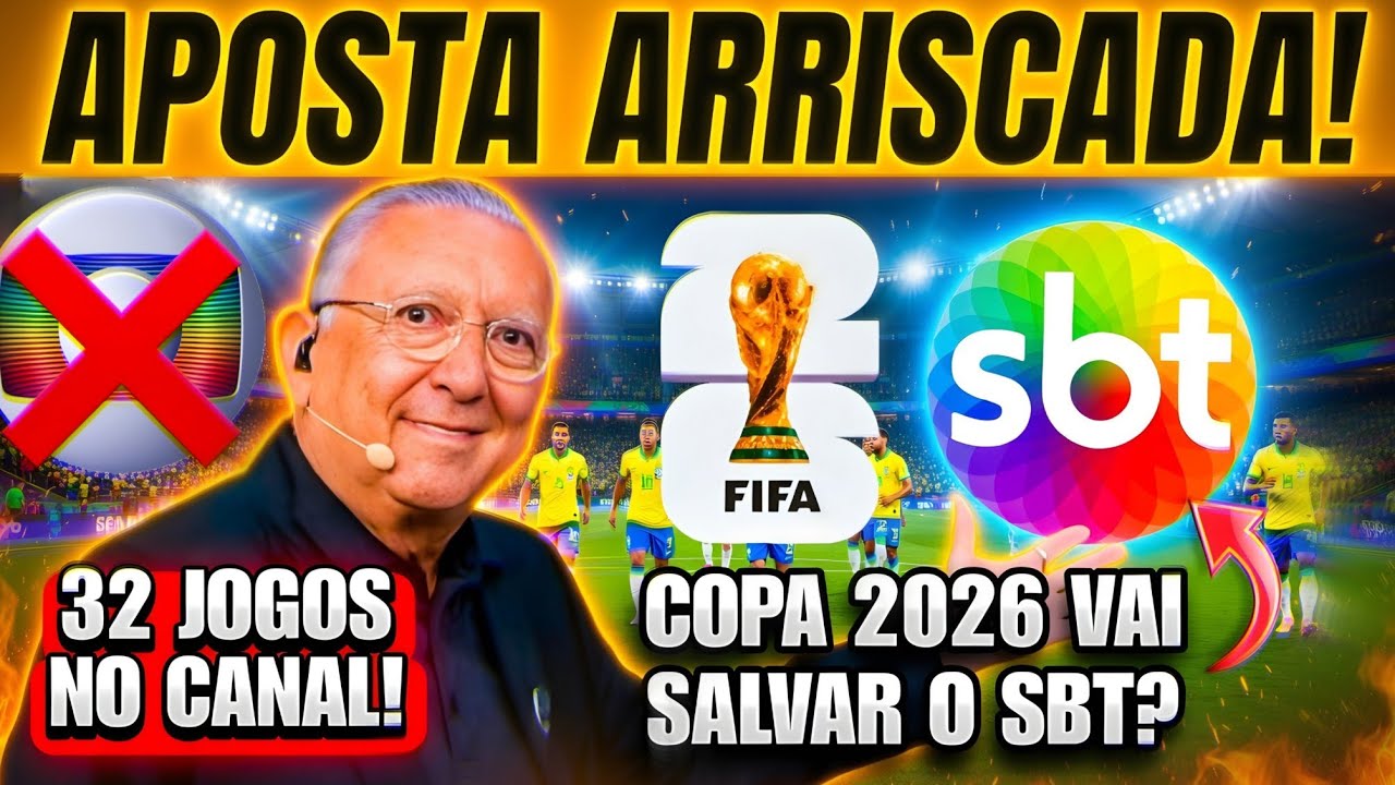 🔴 SBT E COPA DO MUNDO: APOSTA OU DESPERDÍCIO?