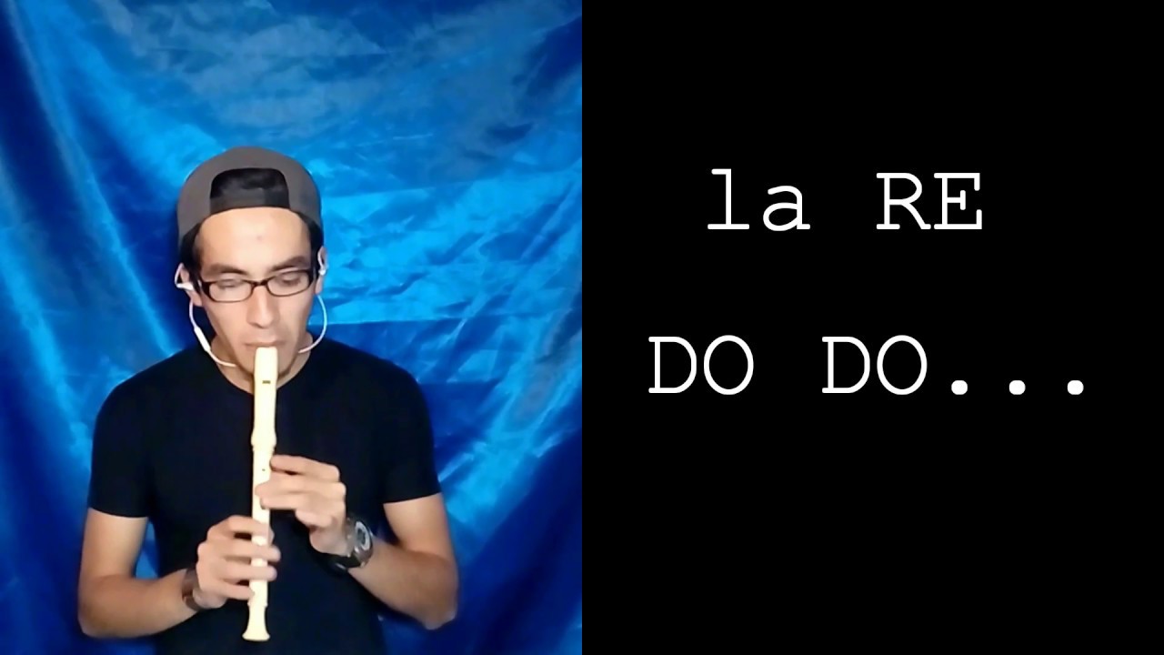 AMOR ETERNO Juan Gabriel Flauta Dulce NOTAS