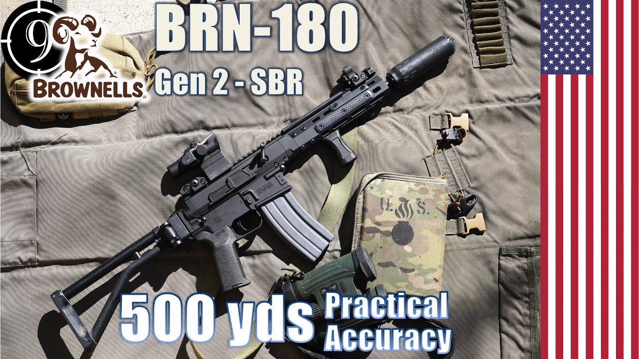 BRN-180 (Gen2 - SBR) до 500 ярдов: практическая точность