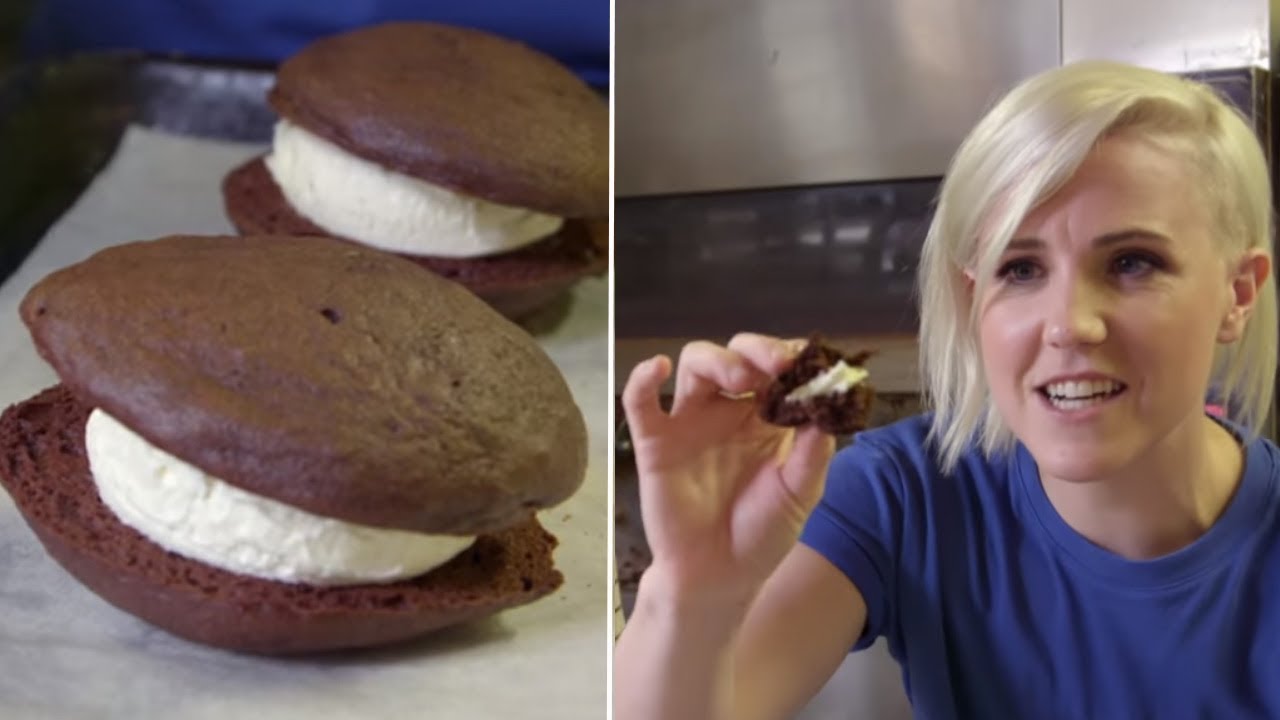 Hannah Hart Scoops and Bakes Whoopie Pies | Food Network