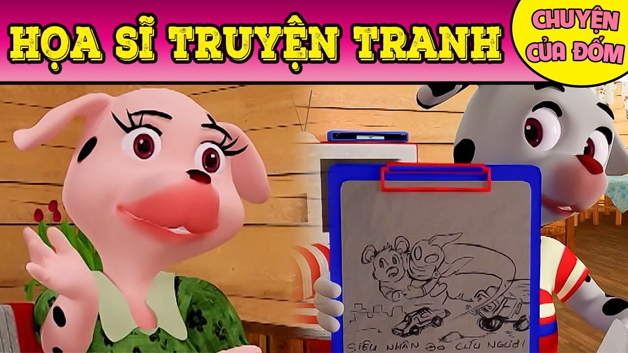 HỌA SĨ TRUYỆN TRANH | Bài học nhỏ của Đốm - Chuyện của Đốm mới nhất | Phim hoạt hình chó đốm 2026