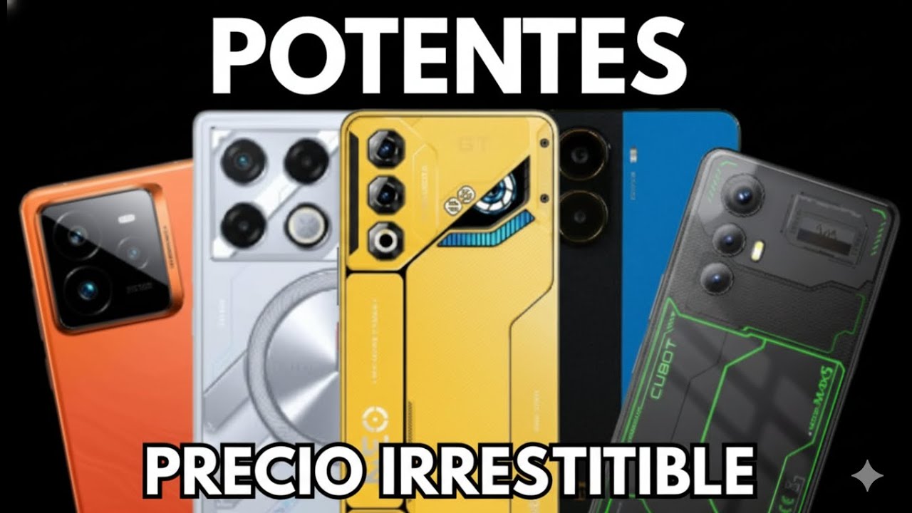 TOP 5 Celulares Gaming Baratos en 2025 que RINDEN UN MONTON!