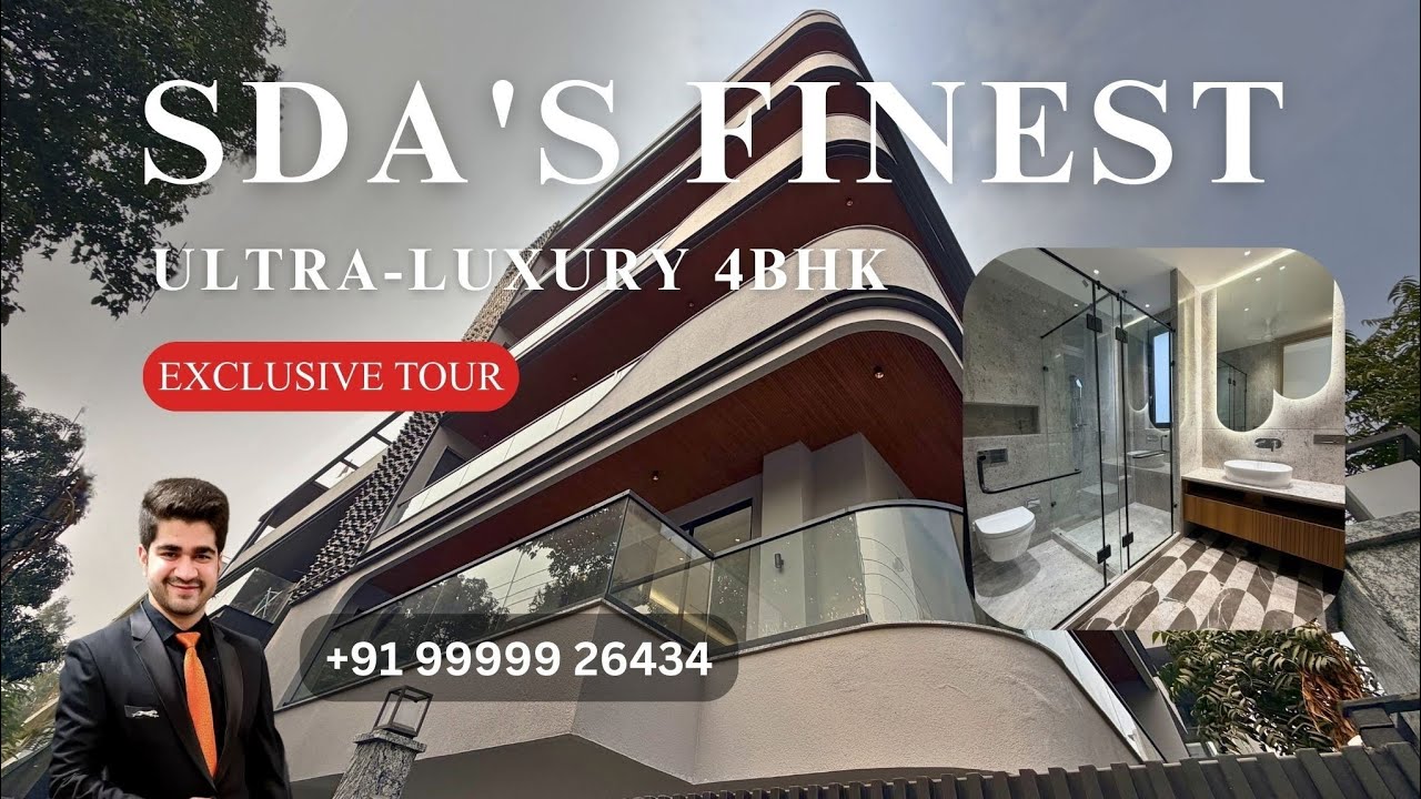 4BHK Luxury Living in SDA | 450 Sq. Yards with Walk-in Closets, Private Balcony & Modern Interiors