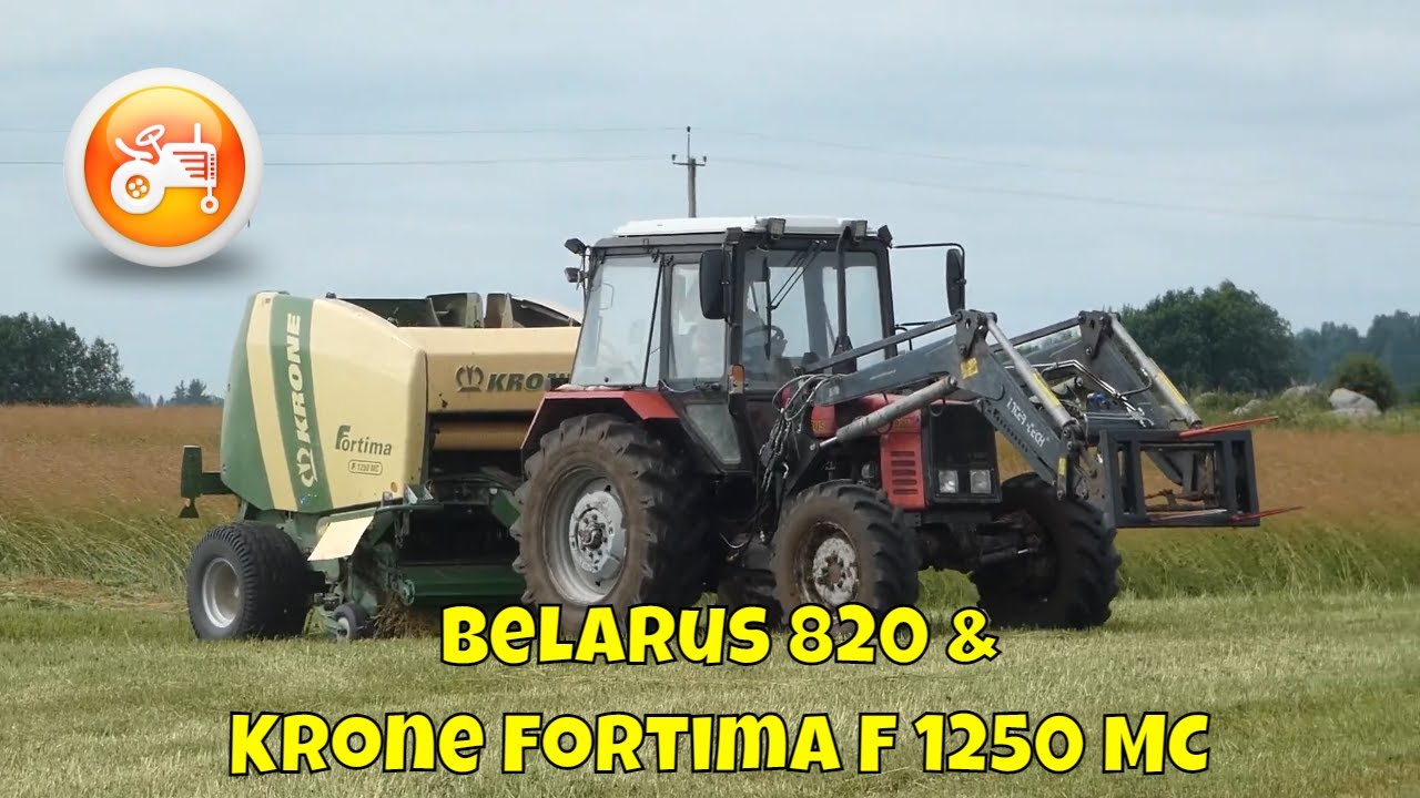 Baling 2022 | Belarus 820 & Krone Fortima F 1250 MC