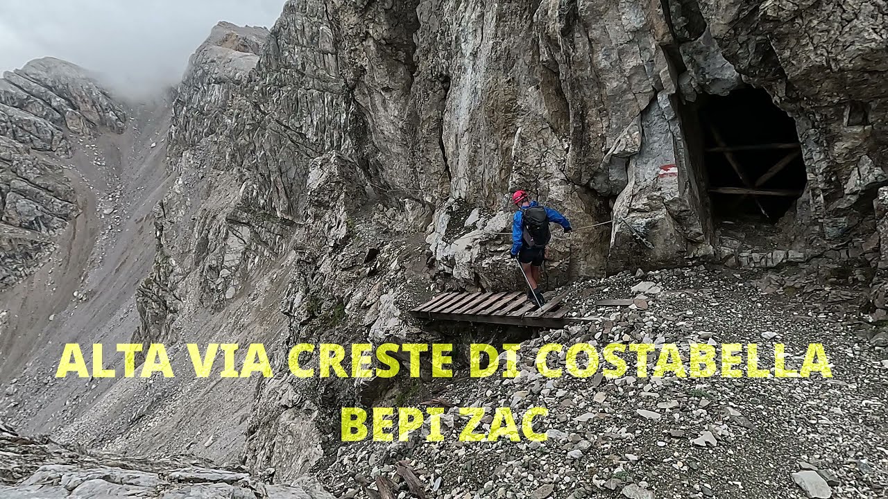 Alta Via Creste di Costabella. Bepi Zac. Dolomitas