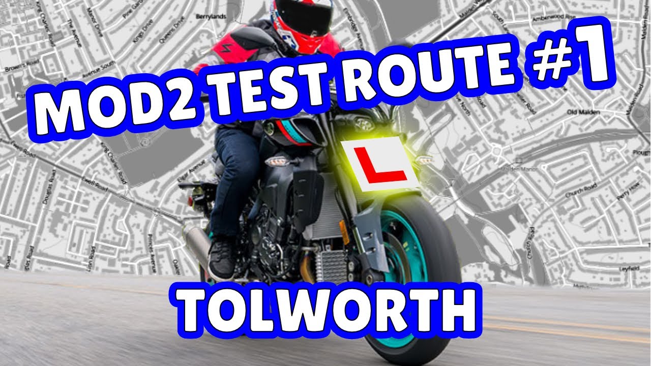Mod 2 Motorcycle Test Route #-01 Tolworth