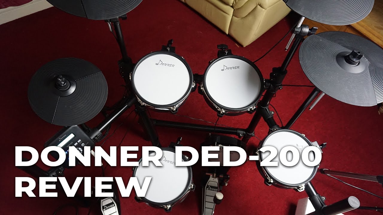 Donner DED-200 Review and Demo by Electronic Drum Advisor