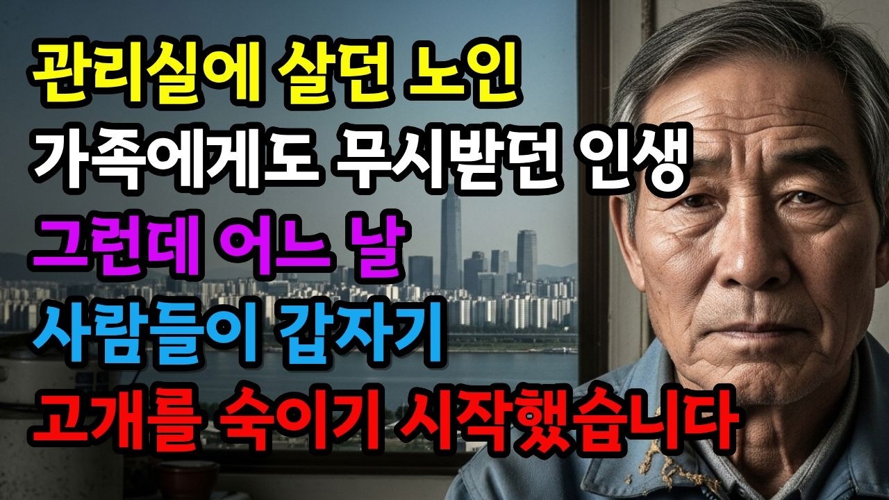 평생 무시받던 아버지… 관리실에서 살던 남자의 진짜 인생이 밝혀진 날
