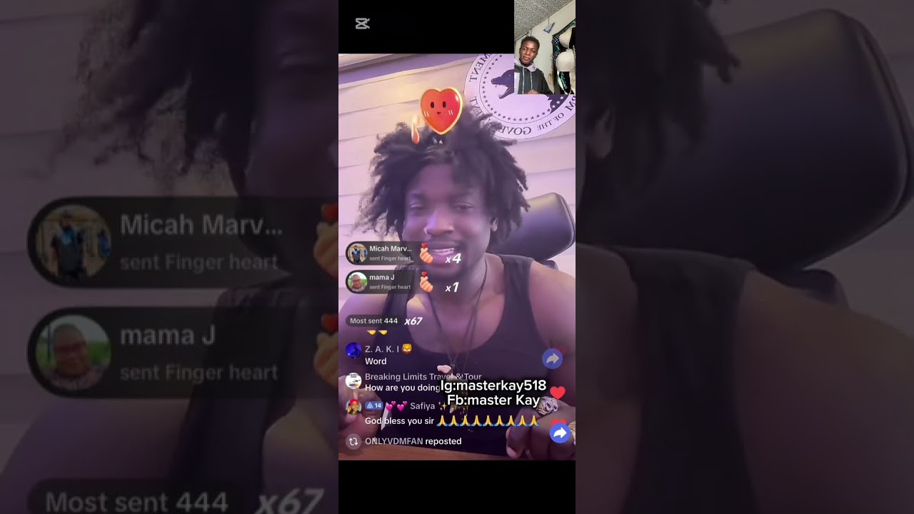 Part 1) update about king mitchy on @Verydarkblackman  TikTok livestreaming 😂😂