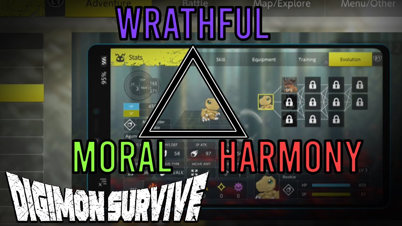 Digimon Survive | How to get Moral, Wrathful or Harmony Points!?!