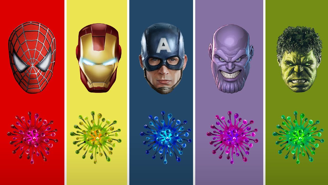 Wrong Heads Top Superheroes | Avengers vs Hulk, Batman, Thanos, Spiderman