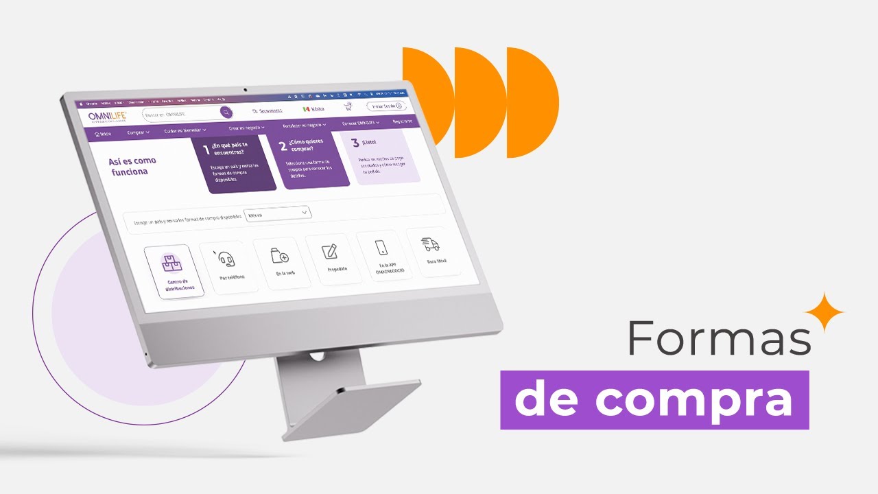 Formas de compra &ndash; Tutoriales portal OMNILIFE