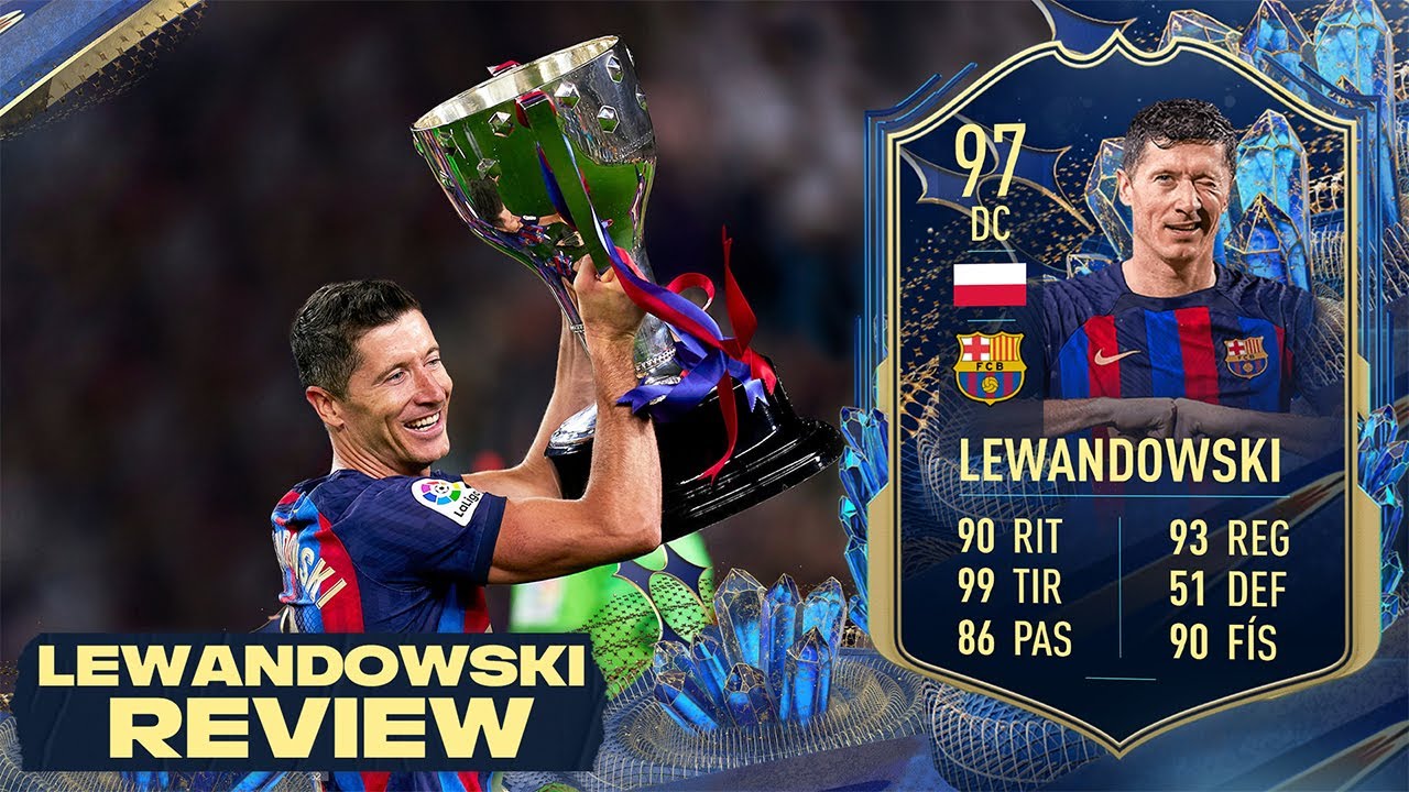 &iexcl;ES UNA LOCURA DE DELANTERO! 😍 97 LEWANDOWSKI FIFA 23 TOTS REVIEW