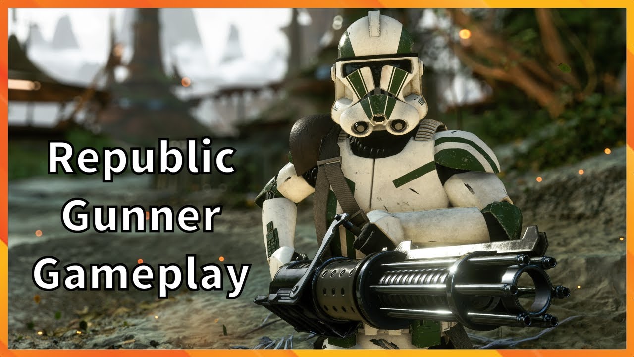 Republic Gunner Gameplay Star Wars Battlefront 2