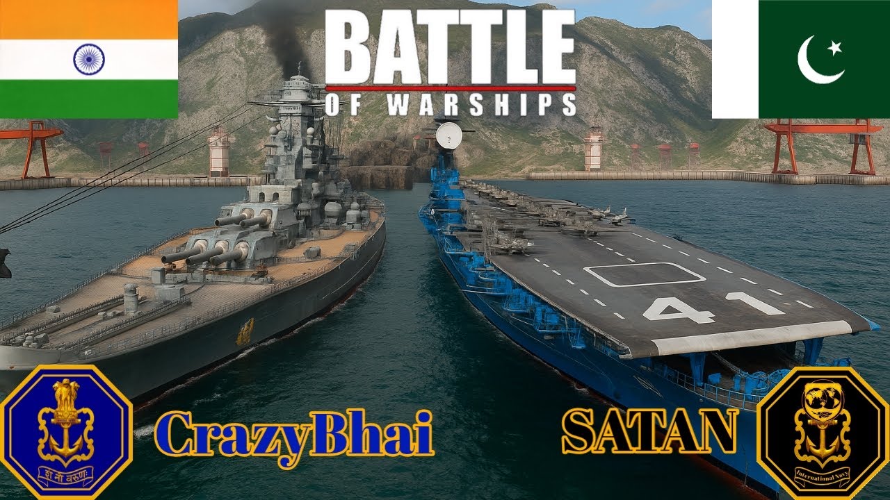 Battle of Warships - Midway Gameplay with Yamato player CrazyBhai