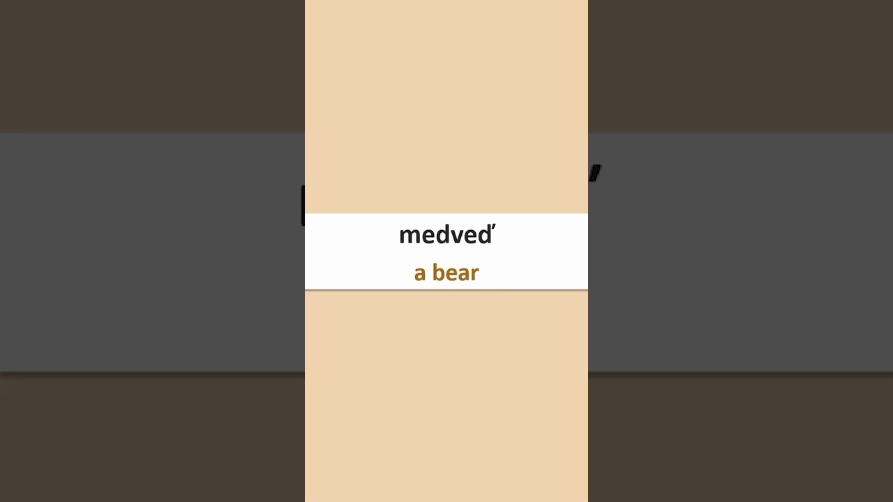 Explore More Slovak Animal Names - Part 2  