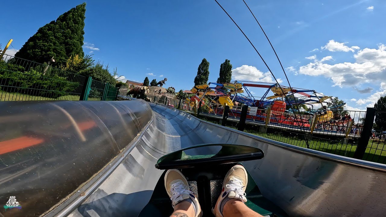 Bob-Coaster im Rosengarten - POV - Churpfalzpark - Wiegand / Selfmade - Bobcart