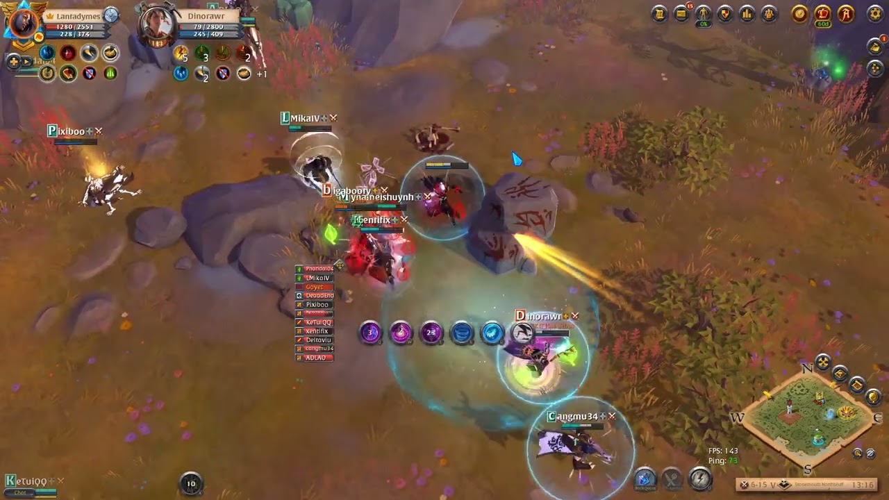 Albion Online - First time using Great Arcane in a Fight