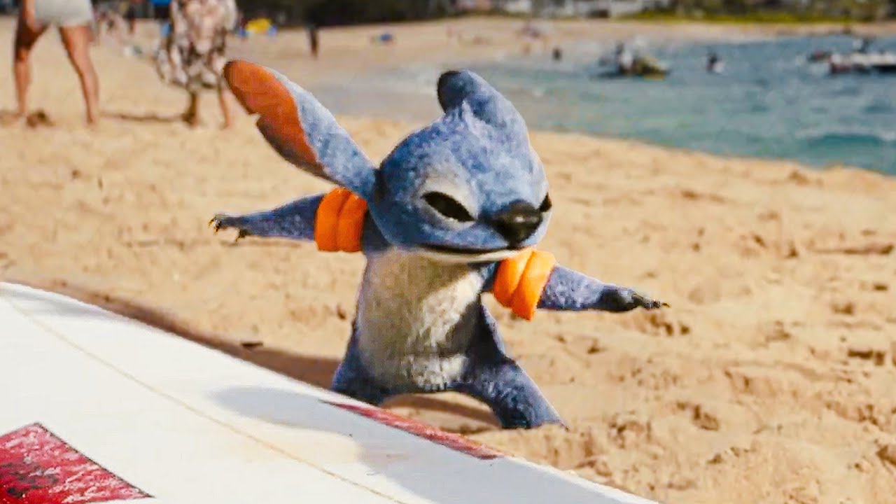 Stitch Wants To Go Surfing - LILO & STITCH Movie Clip (2025)