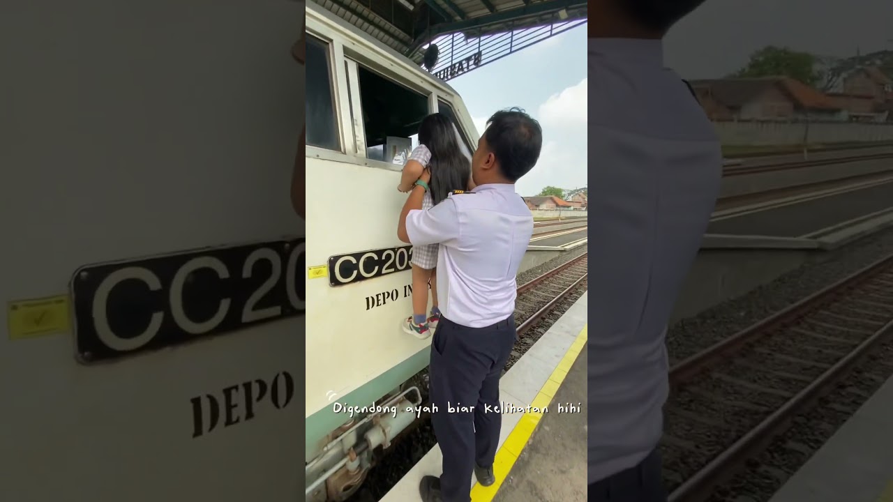 TERNYATA GINI DALAMNYA LOKOMOTIF KERETA API #keretaapi #naikkereta #train