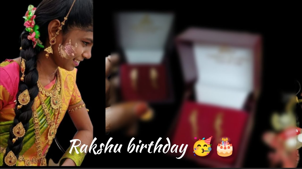 Rakshu's birthday start with emotions | always be happy da thangoo | watch till end | #rakshu #fun