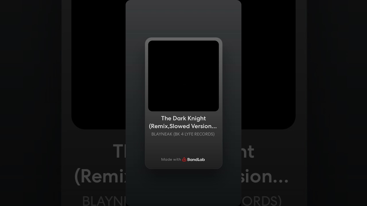 The Dark Knight (Pt.2 Final Remix) by Blayneak