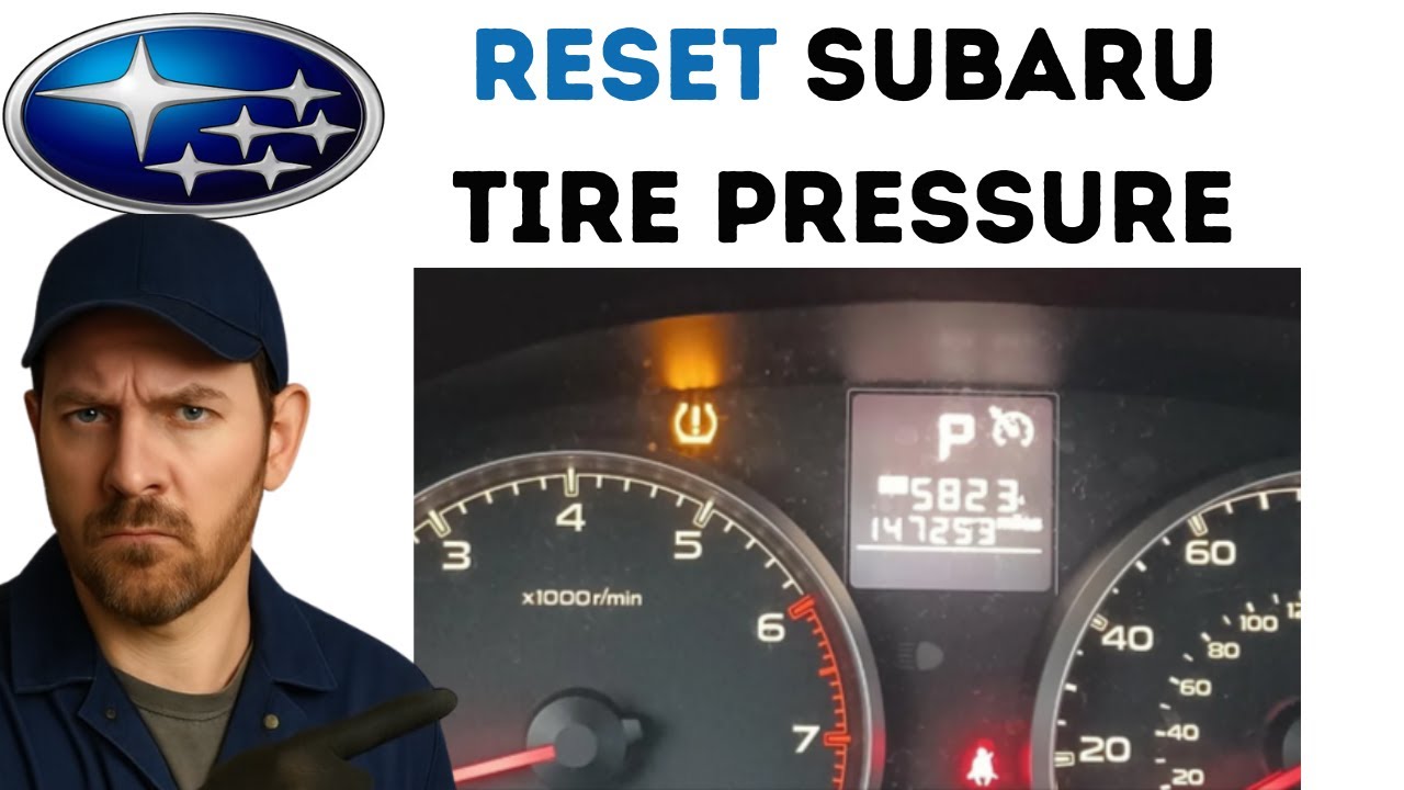 How To Reset Subaru Tire Pressure Light (TPMS Relearn in Minutes)