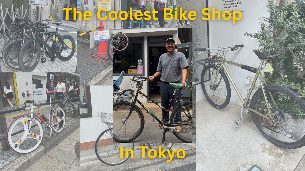 Checking out the Smallest Bike Shop in the World!!