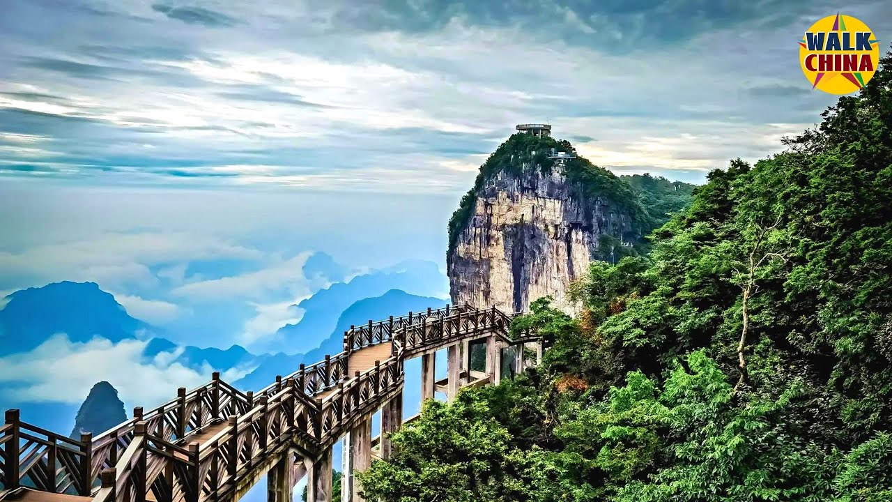 Walk in Zhangjaijie, China - Tianmen Mountain National Park | Hunan,湖南,張家界,天門山