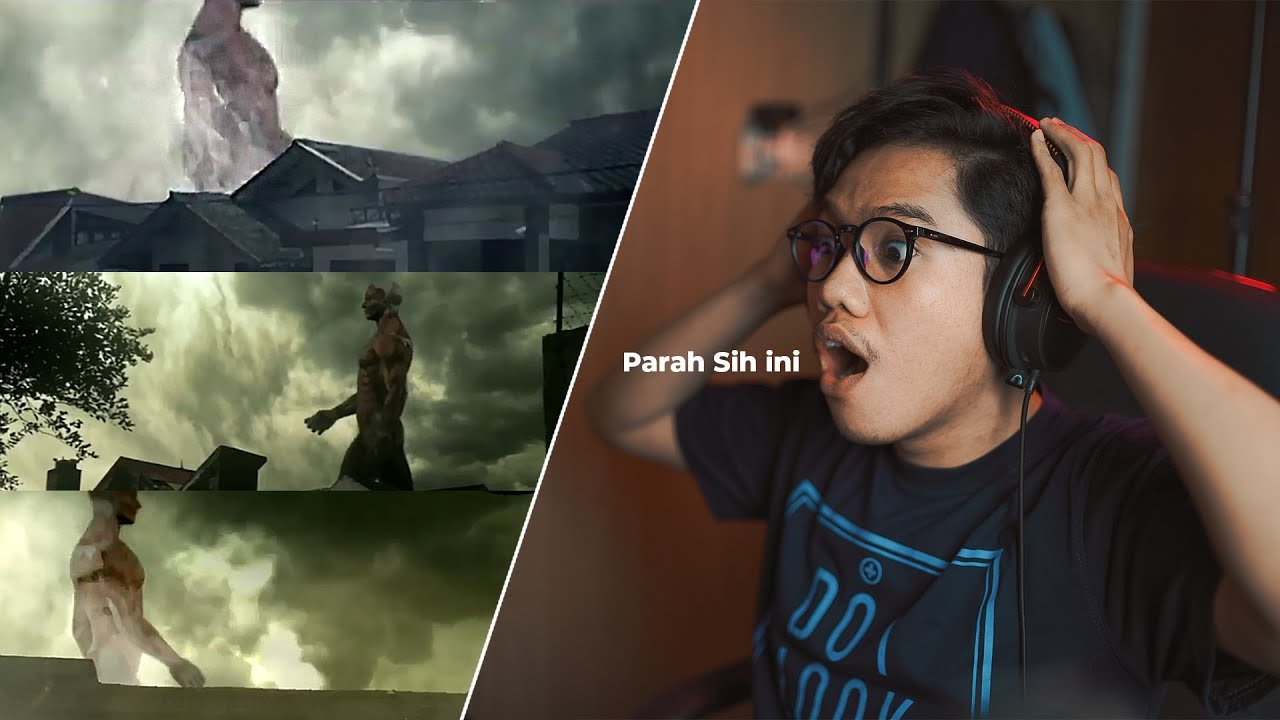 React VFX Attack on Titan Buatan Kalian