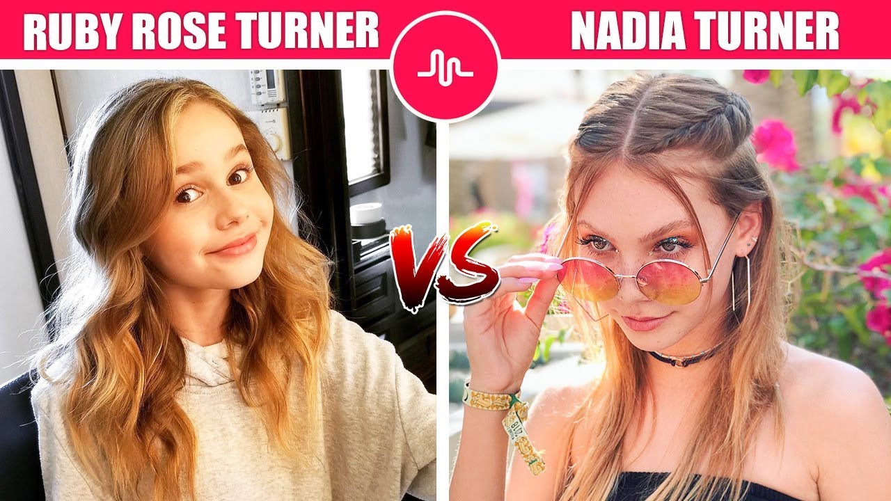 Ruby Rose Turner Vs Nadia Turner | The Best Musically Compilation