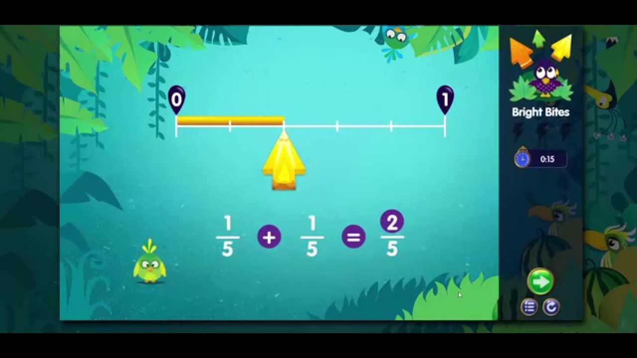 Adding Fractions for Common Core - Lumio Education Student Play Testing