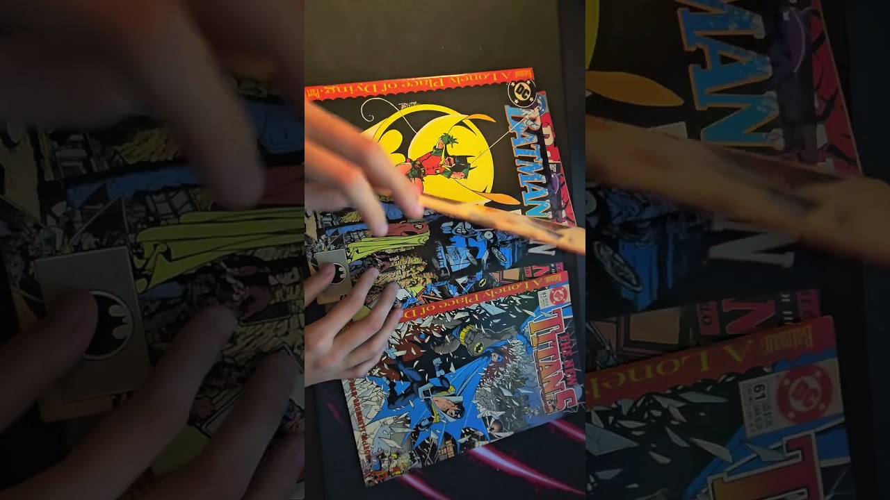 ASMR Novas HQs e livros