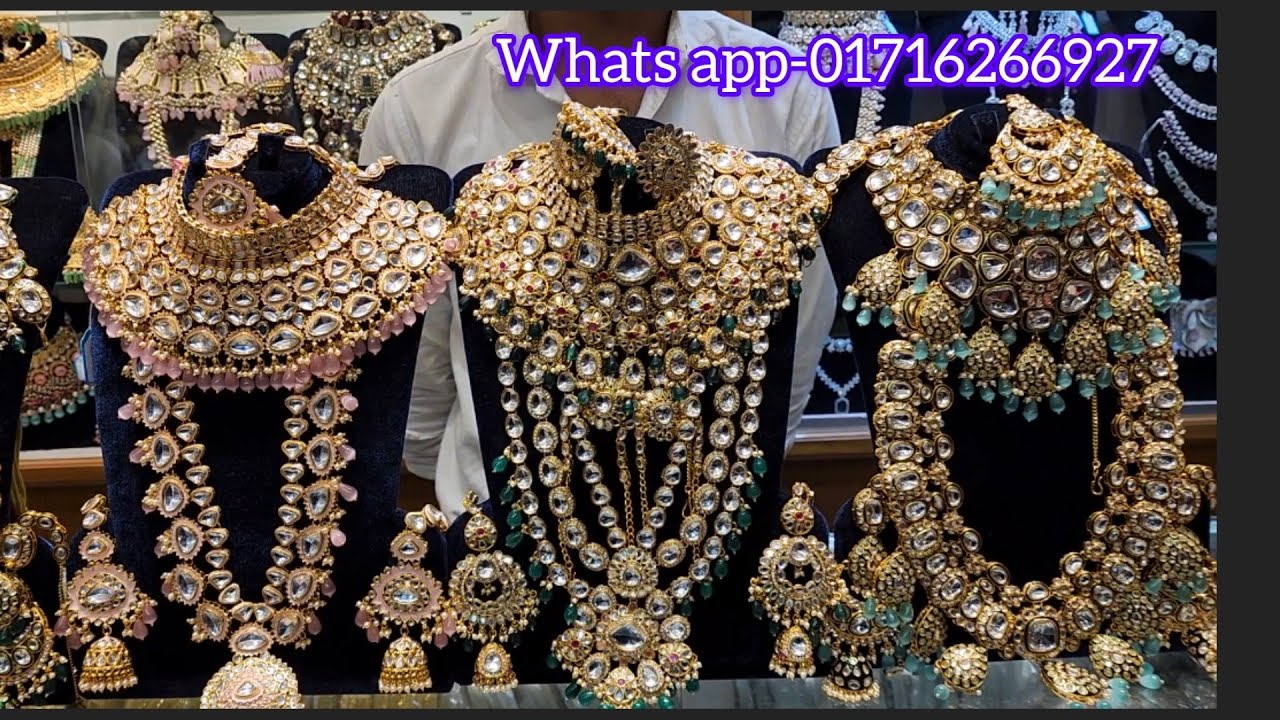 কুন্দনের ব্রাইডাল জুয়েলারি সেট কিনুন ৩০%ডিসকাউন্ট অফারে /Kundan bridal jewellery sets with price